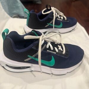 Nike Kids' Air Max Sneakers in Navy and Green